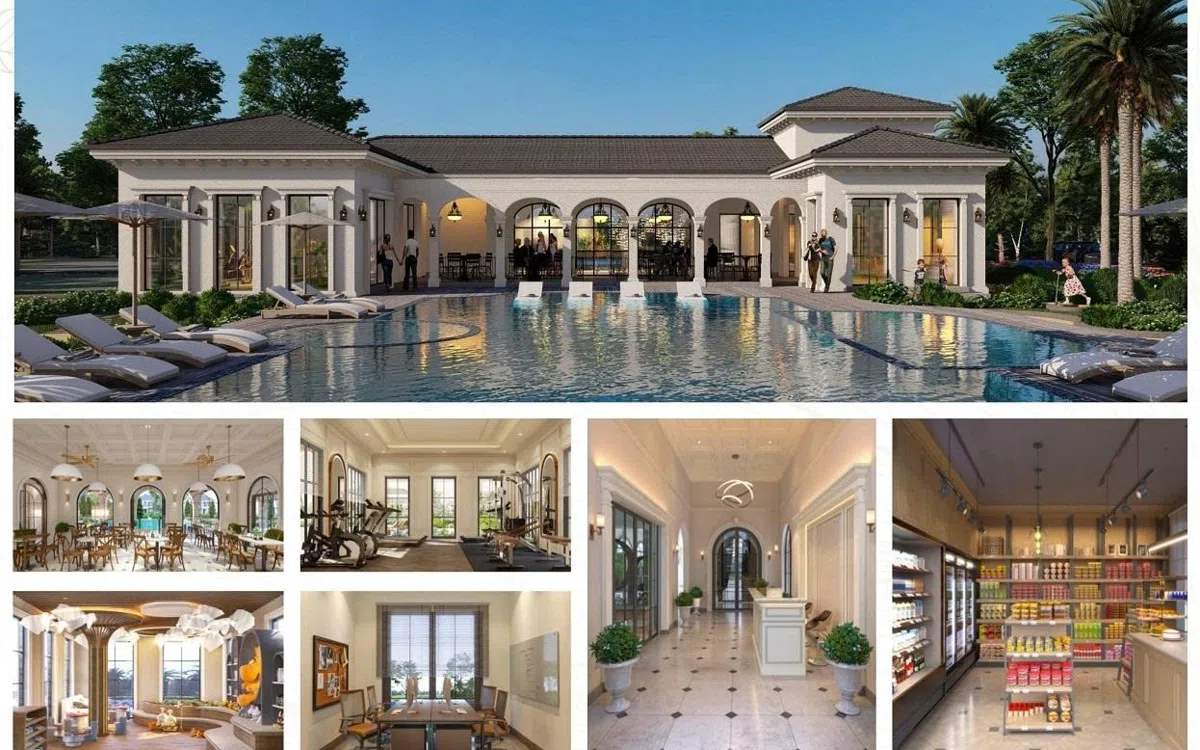 Clubhouse Park Village với hồ bơi, phòng gym và café lounge