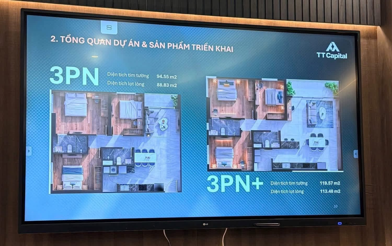 Mặt bằng căn hộ 3PN và 3PN+ TT Genesis theo tài liệu giới thiệu