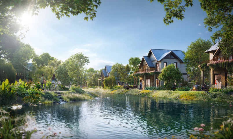 Biệt thự ven mặt hồ tại Eco Retreat