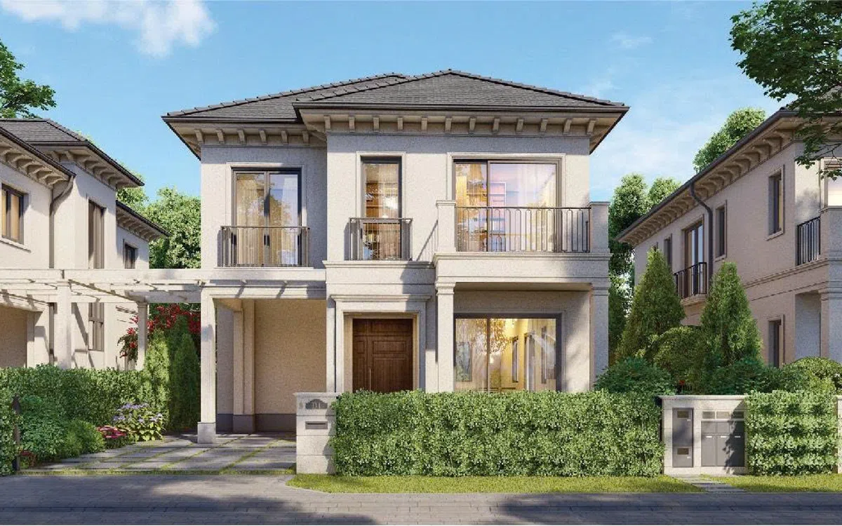 Biệt thự Park Village hai tầng mái ngói phong cách Nam Âu
