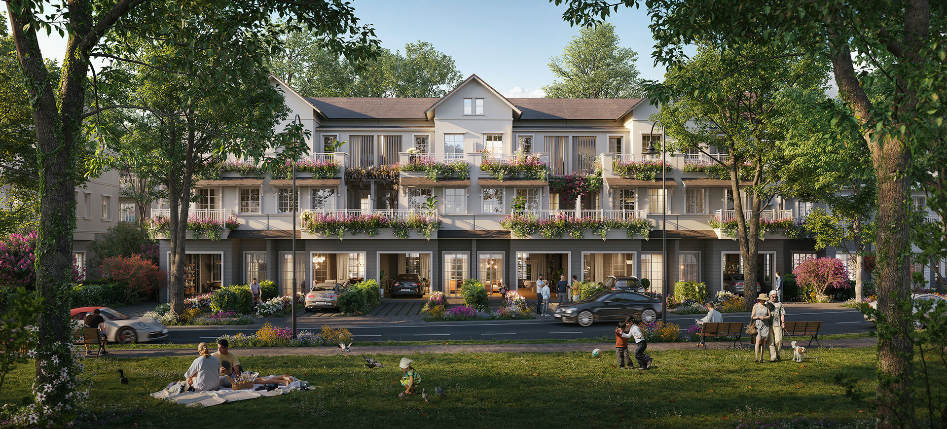 Shopvilla ven đại lộ Công viên tại Eco Retreat