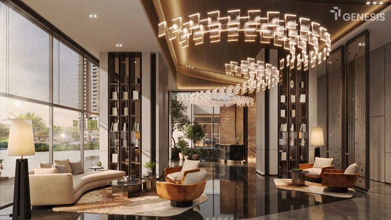 Phối cảnh sảnh đón TT Genesis theo tài liệu giới thiệu
